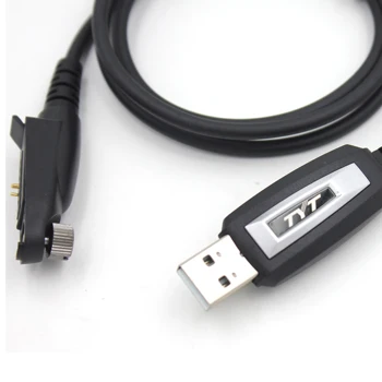 100% Originalus Programavimo Kabelis, Du Būdu Radijo TYT MD398 MD-398 PC USB Kabelis Didelės Spartos Perdavimo Originalo Kokybę
