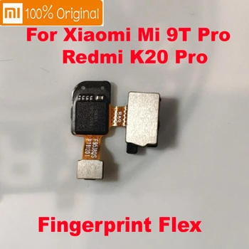 100% Originalus Redmi K20 Pro Home Mygtuką, pirštų Atspaudų Touch Id Automatinės grįžties Klavišą Meniu Jungtis, Flex Kabelis Xiaomi Mi 9T Pro