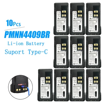 10VNT PMNN4409 BR USB Įkrovimo Baterija Motorola XPR3300 XPR3500 XPR7350 XPR7380 GP328D DGP5050 APX 1000 Du Būdu Radijo imtuvai