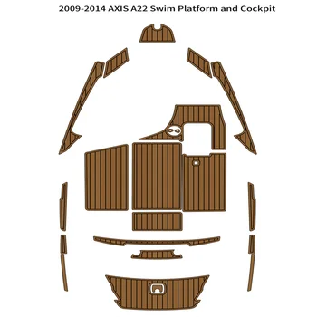 2009-2014 AŠIS A22 Plaukti Platforma Kabinos Padas Valtis EVA Putų Tiko Denio Grindų Kilimėlis Pagrindo Lipni SeaDek Gatorstep Stilius