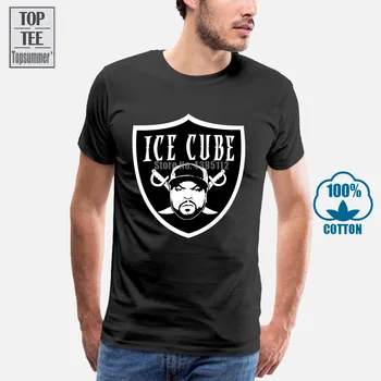 2018 Naujas Vasaros Vyrai Karšto Pardavimo Mados Ice Cube Vyrų Raider Marškinėliai Dydis S Iki 3Xl Marškinėliai Medvilnės Aukštos Kokybės Vyro Marškinėliai
