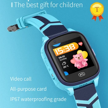 2019 geriausia pardavimo vaikas gps Smart Žiūrėti Vaikams Su GPS palaikymu 4G Tinkle SOS HD Kamera IP67 atsparus vandeniui Vaikų Plaukimo žiūrėti