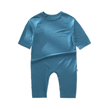 2022 Baby Berniukas ir Mergaitė Pižama Rinkiniai, Saldainiai Spalvos Vaikiška Vaikas Medvilnės Sleepwear Bodysuit Namų Kostiumas Drabužius, 1-7Y