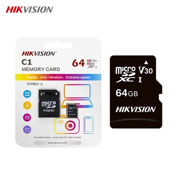 256 GB Micro SD Kortelę 64GB HIKVISION TF Card 128 GB Micro SDXC C10 32GB 16GB 8GB Micro SDHC Kortelę Flash Atminties Kortelė Su Adapteriu