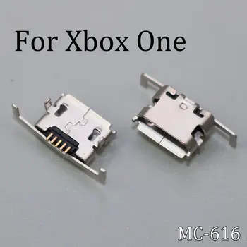 2VNT Micro USB Power Krovimo Jungties Lizdas Doke Uosto Xbox Vienas Valdytojas