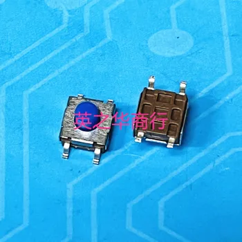 30pcs originalus naujas mikro tact switch 6.2X6.2X2.5-5.2 mėlynas silikoninis pleistras mygtuką, atsparus vandeniui ir dulkėms