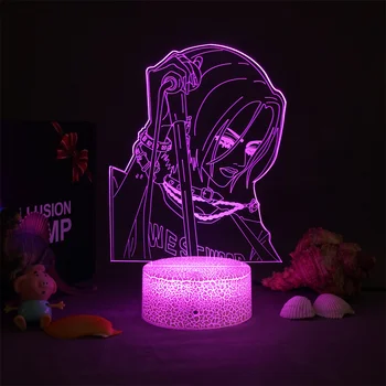 3D LED Lempos Japonų Anime Nana Osaki Šviesos diodų (Led), Miegamojo Dekoro Cool Merginos Gimtadienio Dovana NANA Pav naktinė lempa Dropshipping