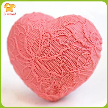 3D Širdies formos Silikono Formos Minkštas Tortas Dekoro Šokoladas, Kepimo Muilo Ledo 