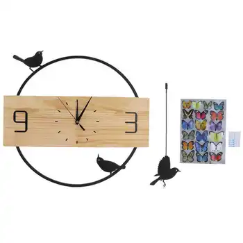 47.5X43cm Eglė Kabo Laikrodis Išjungti Sienos Dekoratyvinių Laikrodis Kambarį, Miegamąjį, vaikų Darželis, Namo Apdaila