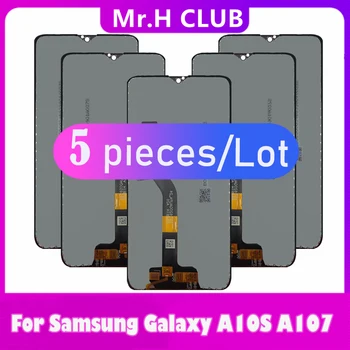 5 VNT LCD Samsung Galaxy A10s A107/DS A107F A107F LCD Ekranas Jutiklinis Ekranas skaitmeninis keitiklis Asamblėjos Pakeitimo 