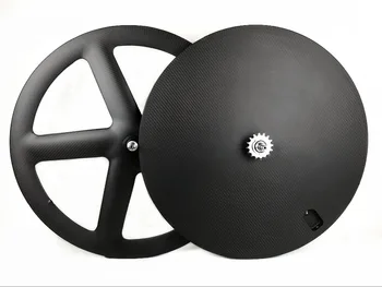 700C visas anglies Priekiniai 51mm gylis penkių stipinų kelio ratlankio galiniai diskiniai ratų 23 mm pločio bėgių dviratis kniedė, skirta/vamzdinės aširačio