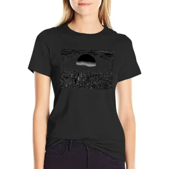 Akhira sprogimo T-Shirt plius dydis topai marškinėliai suknelė Moterims
