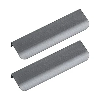 Aliuminio Nematomas Stalčiaus Išsitraukia Priedais Rinkinys Spintos Išsitraukia Pilkos spalvos 2-Pack (Aukštis 160Mm)