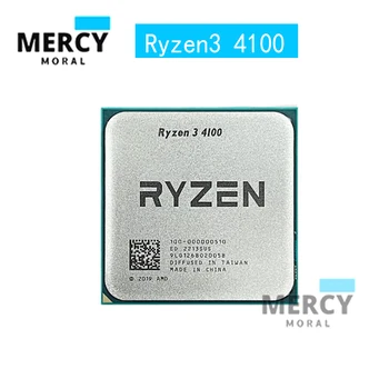 AMD Ryzen 3 4100 CPU Procesorius Naujų R3 4100 3.8 GHz 4 Branduolių 8 Thread 100-000000510 65W Lizdas AM4 1 dieną išsiunčiamas