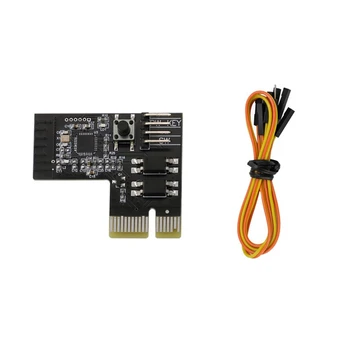 APP Valdymo Kompiuterio Maitinimo iš Naujo Perjungti PCIE Card 2.4 G WiFi Smart APP 