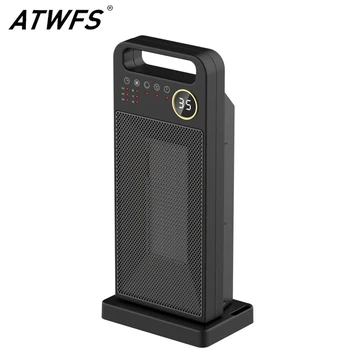 ATWFS PTC Šildytuvas Kambarys Nuotolinio Valdymo Elektros Šildymo Jutiklinis Ekranas Šildytuvai, Buitiniai Vertikaliai 120 Laipsnių Purtant Galvą Šildytuvas