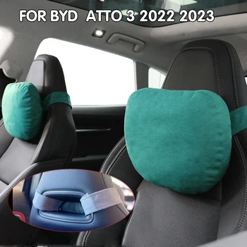 Aukščiausios Kokybės Maybach Minkštas Automobilių Kaklo Pagalvė, Skirta BYD Atto 3 Juanių Plius EV 2021~2023 Reguliuojamas Atminties Medvilnės Pagalvėlės Automobilių Reikmenys