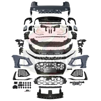 Automobilių Erdvinio Kūno Rinkinys, Priekiniai galinio buferio grotelės Priekinės galinės lūpų priekiniai galiniai kibiras Uodega gerklės Audi RS Q8