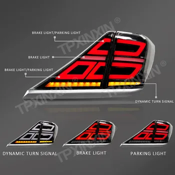 Automobilių Modifikavimo užpakalinis žibintas LED Asamblėjos Streamer Stiprintuvas Tinka Toyota Alphard 2007-2013 Aukštos Kokybės AUTO Dalys Vienetas