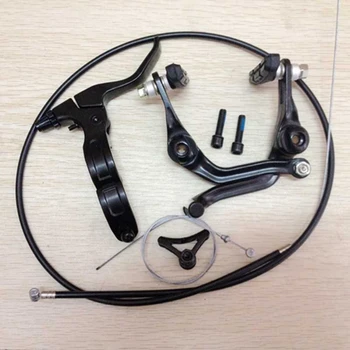 BMX dviračių Galiniai stabdžiai nustatyti stabdžių svirties rankena, sulankstomas dešinėje kabelis