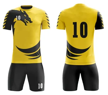 Custom sublimacijos suaugusiųjų vaikų futbolo marškinėliai, šortai rinkinys futbolo klubo vienodas 100% poliesteris futbolo džersis