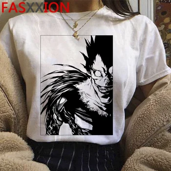 Death Note, Bleach Ichigo marškinėliai vyrų grunge atsitiktinis harajuku kawaii vasaros top viršų tees harajuku pora drabužiai