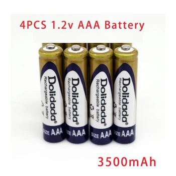 Dolidada 1.2 V Aaa Batterij 3500Mah Oplaadbare Ni-Mh 1 2V Aa Batterij Voor Cd/Mp3 Spelers Fakkels AfstandsbeDieningen Microfoon