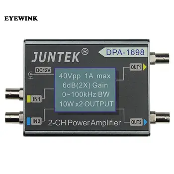 DPA-1698 Didelės Galios 0~100KHZ Dual channel 10W X2 DDS Funkcinis signalų generatorius Vairo stiprintuvas