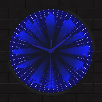 Dziudo Išskirtinis Sieninis Laikrodis Švyti Tamsoje Grappler Sporto Japonijos Kovos Menų Namų Dekoro Naktį Šviesos Laikrodis LED Infinity Veidrodis