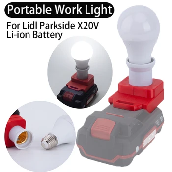 Dėl Lidl Parkside 20V Li-ion Baterija Nauja Belaidžius Nešiojamuosius E27 Lemputės, Lempos, LED, Šviesos, Lauko Ir vidaus Darbo Lemputė