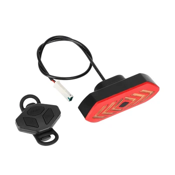 Elektrinis Motoroleris, Nuotolinio Valdymo Uodegos Šviesos diodų (LED) USB Įkrovimo Stabdymo Mirksi Žiburiai M365 Pro Mi3 E Scooter Priedai