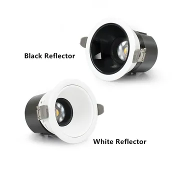 Embedded Anti-glare LED Downlight 10W15W18W Pritemdomi AC85-265V Lubų Lempa Vietoje Šviesos Namuose, gyvenamojo Kambario, Miegamojo Apšvietimas