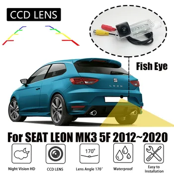 Galinio vaizdo kamera SEAT LEON MK3 5F 2012 m. iki 2017 m. 2018 m. 2019 m. 2020 Naktinio matymo Licenciją plokštelės šviesos Laikiklis Fotoaparato priedai