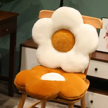 Graži Spalvinga Gėlių Pliušas Pagalvės Žaislas Minkštas Animacinių Filmų Augalų Įdaryti Lėlės Kėdės Pagalvėlė, Sofa-Vaikai, Mėgėjai Gimtadienio Dovanos