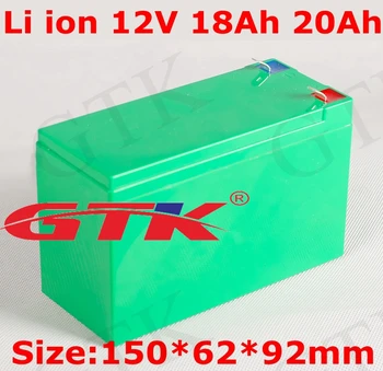 GTK 12V 18Ah 20Ah didelės talpos polimero žemės ūkio aukštos įtampos ličio baterijos elektros purkštuvas prieigos kontrolės maitinimo šaltinis