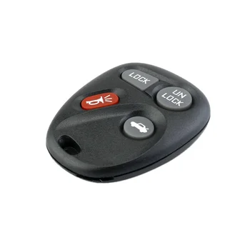Hindley 4 Mygtuką Pakeitimo Keyless Nuotolinio FOB Automobilio Raktas Atveju Lukšto Pakabuku, Skirtas GMC BUICK CADILLA 