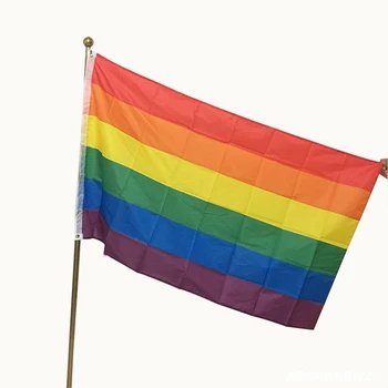 Homoseksualų Filadelfijos Philly LGBT Gėjų Vaivorykštės Vėliavą 90x150cm/35.43*59.05 colių Namų Puošybai Nemokamas Pristatymas Nacionalinė Vėliava