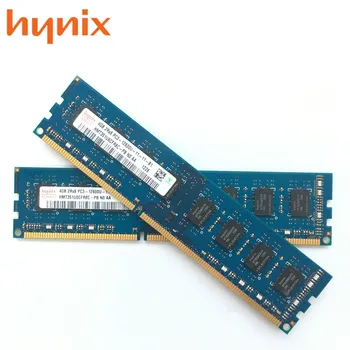 hynix chipset KOMPIUTERIO Atmintis RAM Memoria Modulis Kompiuterio Darbalaukio DDR3 8GB (2pcsX4GB) PC3 12800U 4G 1600 MHZ