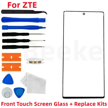 Išorinio Ekrano Stiklo Lęšis ZTE Aksonas 40 30 20 10 / Nubija Z50 Z40 Z30 Ultra Pro 5G Z20 Priekinis LCD Ekranas Touch + Pakeitimo Rinkinius