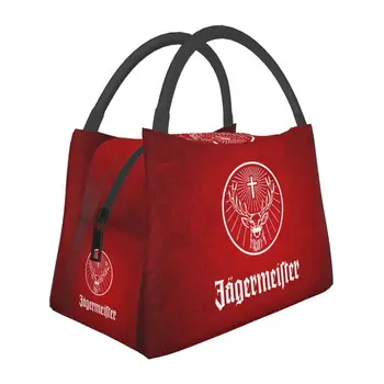 Jagermeister Logotipas Resuable Pietūs Dėžės Moterų Sandarus Šilumos Aušintuvas Maisto Izoliuoti Pietūs Maišą Keliauja į Darbą Pinic Bakas