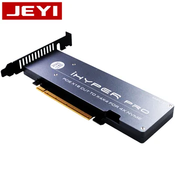 Jiayi ihyper Pro M2 x16 nvme 4-diskų masyvas card pcie4.0 gen4 m.2 x16 padalinti
