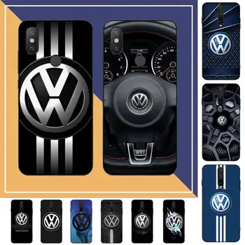 Karštas Automobilis v-volkswagen Logotipas Telefoną Atveju Redmi Pastaba 8 7 9 4 6 pro max T X 5A 3 10 lite pro