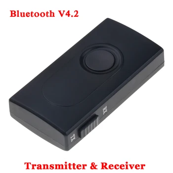Karšto Bluetooth V4.2 Siųstuvas, Imtuvas, Belaidis A2DP 3,5 mm Adapteris, Stereo Audio Dongle TV Automobilio /Home Garsiakalbiai MP3 MP4