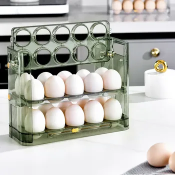 Kiaušinių Laikymo Dėžutė Gali Būti Grįžtamas Trijų Sluoksnių, Iš 30 Kiaušinių Kartoninių Namų Virtuvėje Šaldytuve Kiaušinių Dėklas daugiasluoksnė, Kiaušinių Stovas