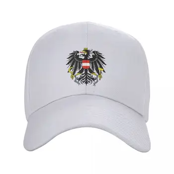 Klasikinis Unisex herbas Austrija Sunkvežimio vairuotojas Hat Suaugusiųjų Reguliuojamas Beisbolo Kepurė Vyrams, Moterims, Sportas