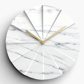 Kūrybos kambarį dekoratyvinių laikrodis laikrodis marmuro sieninis laikrodis originalus dizainas ins paprasta sieniniai apvalios baterijos