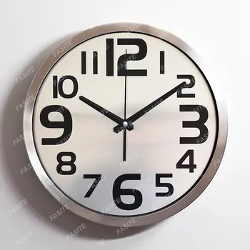 Kūrybos Metalo Sieninis Laikrodis Modernus Dizainas, Didelių Kūrybinių Tylus, Laikrodžiai, Laikrodžiai, Sieniniai Namų Dekoro Nerūdijančio Plieno Kambarį Dovana