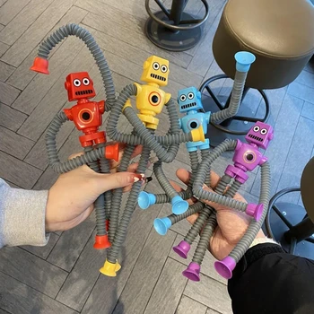 Lanksti Bendable Duomenys Robotas Žaislai Vaikams Berniukams Juokinga Išskleidimo Dovana Naujovė Vielos Iškreiptas Deformacijos Lėlės Fidget žaislai