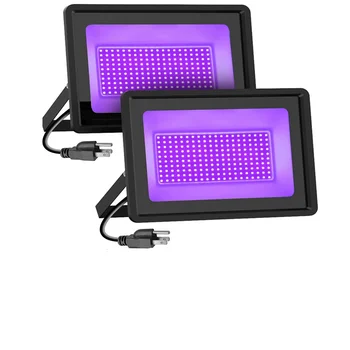 Lauko vandeniui projekcija šviesos diodų (LED potvynių šviesos UV violetinė 395nm 50W110V potvynių šviesos juodos šviesos American standard plug