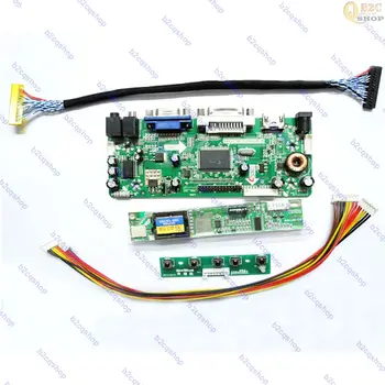 LCD monitorius Valdiklio plokštės Rinkinys QD15TL04 / QD15TL02 1280X800 WXGA (HDMI suderinamus+DVI+VGA+Audio)